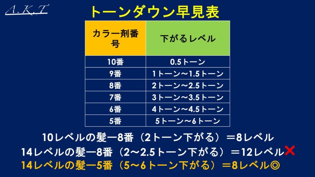ヘアカラートーンアップ資料